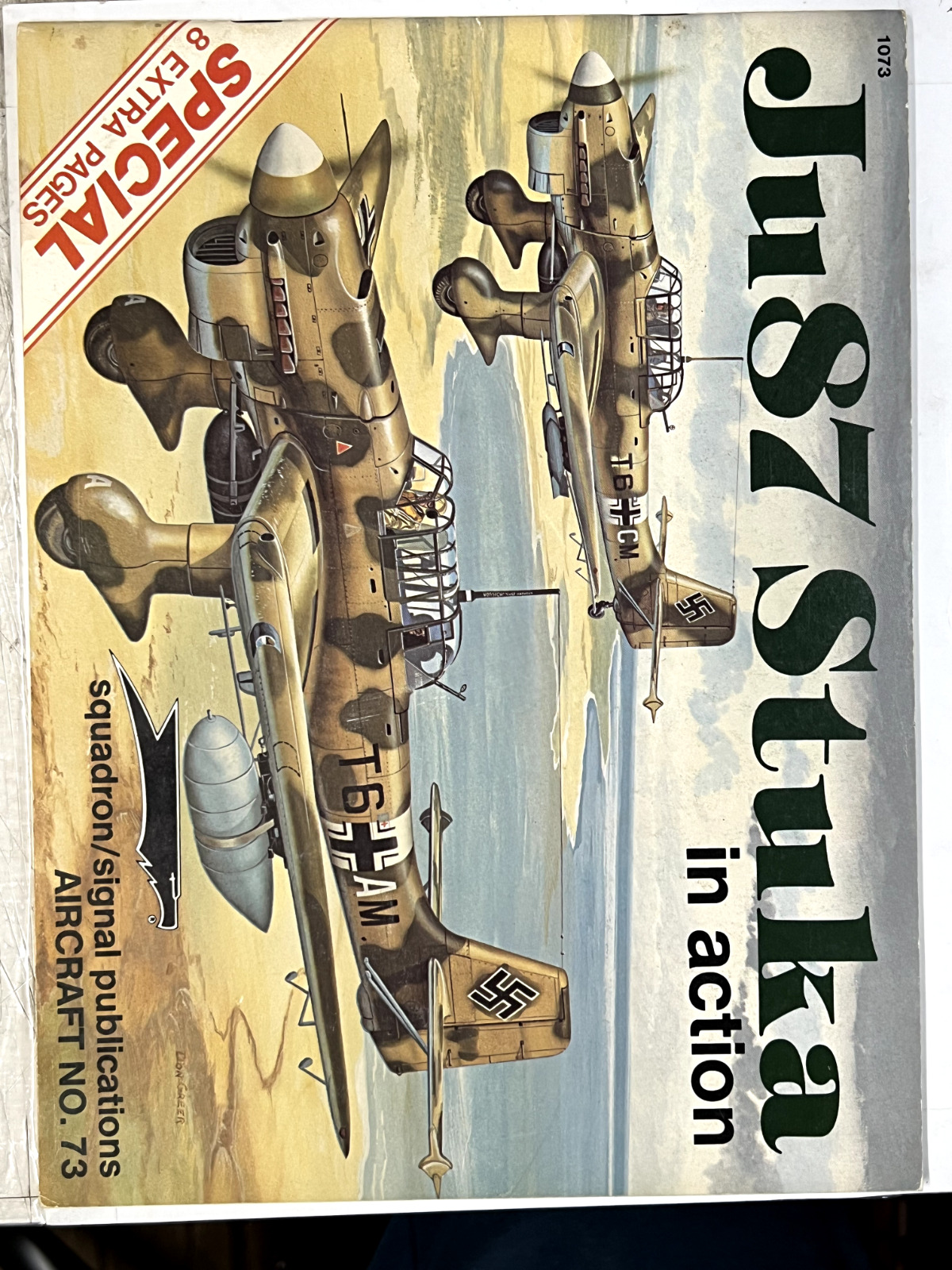 Ju87 Stuka In Action Aircraft Number # 73 1986 Squadron / Signal 1073 WWII | Com