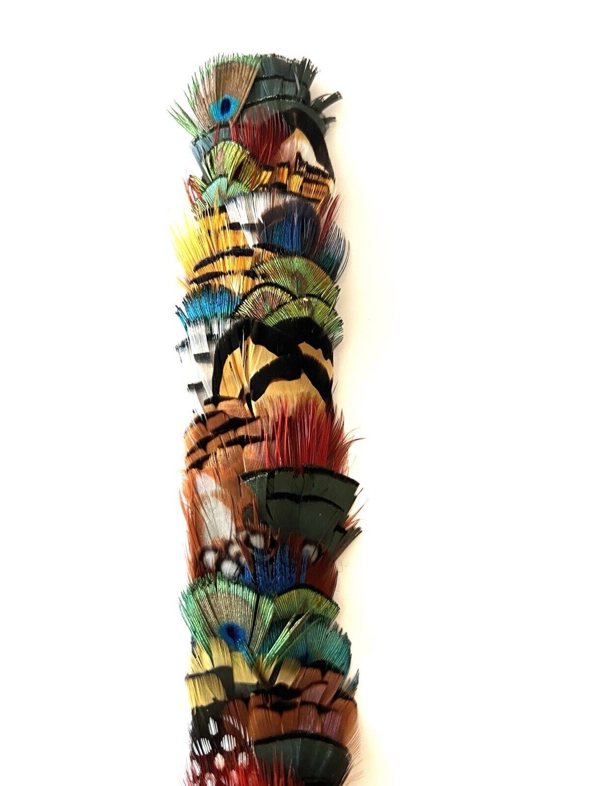 Hawaiian Feather Hatband By Master Artist Maui Hawaii. Feather Lei Custom