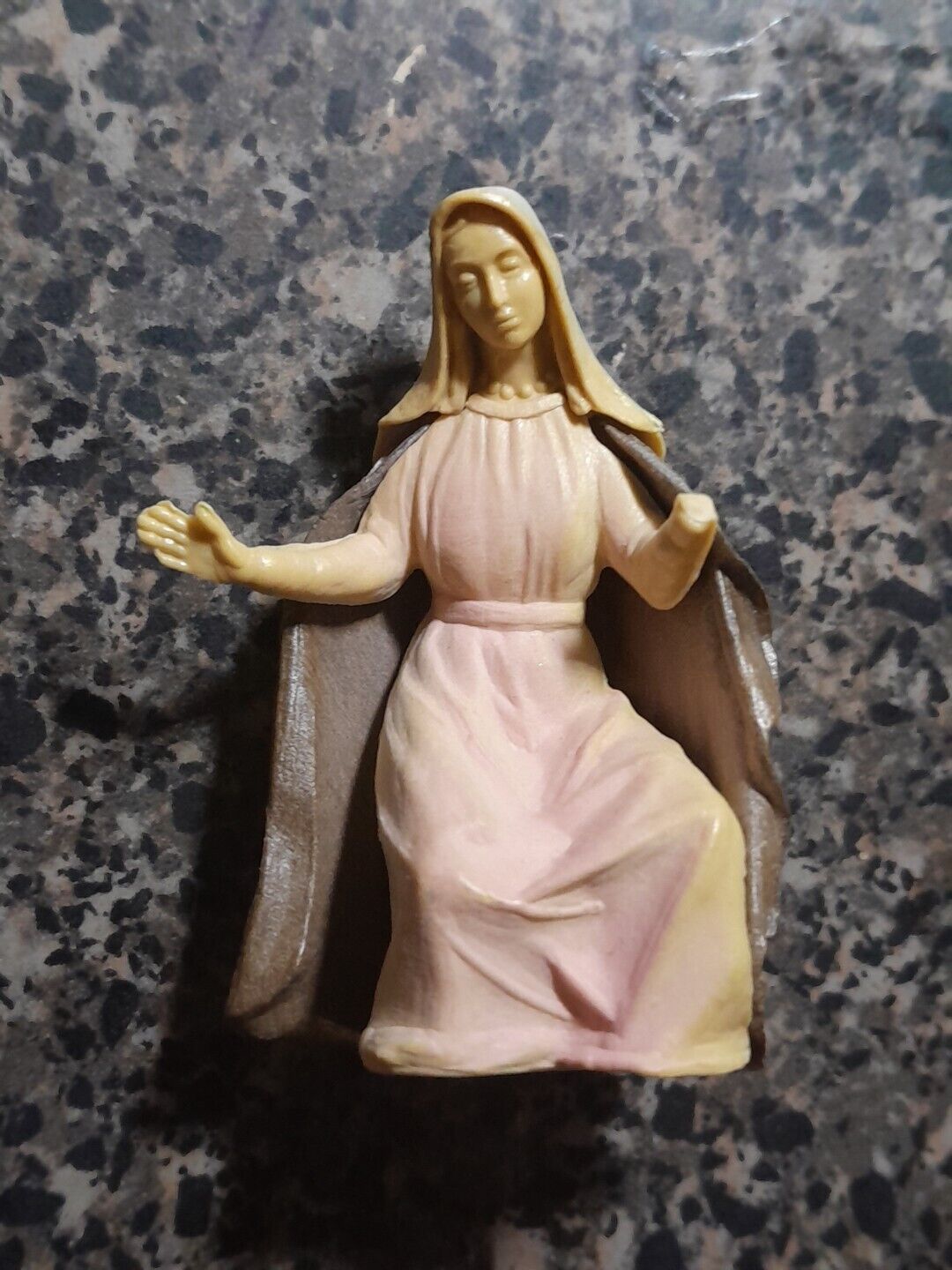 Vintage Religious Catholic Blessed Virgin Mary Broken Nativity Scene Statue 