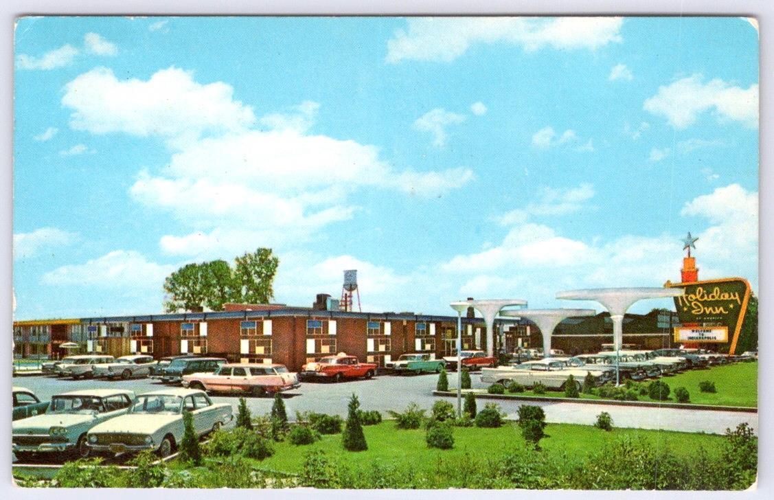 1963 HOLIDAY INN INDIANAPOLIS INDIANA OPPOSITE INDY 500 RACE TRACK CLASSIC CARS