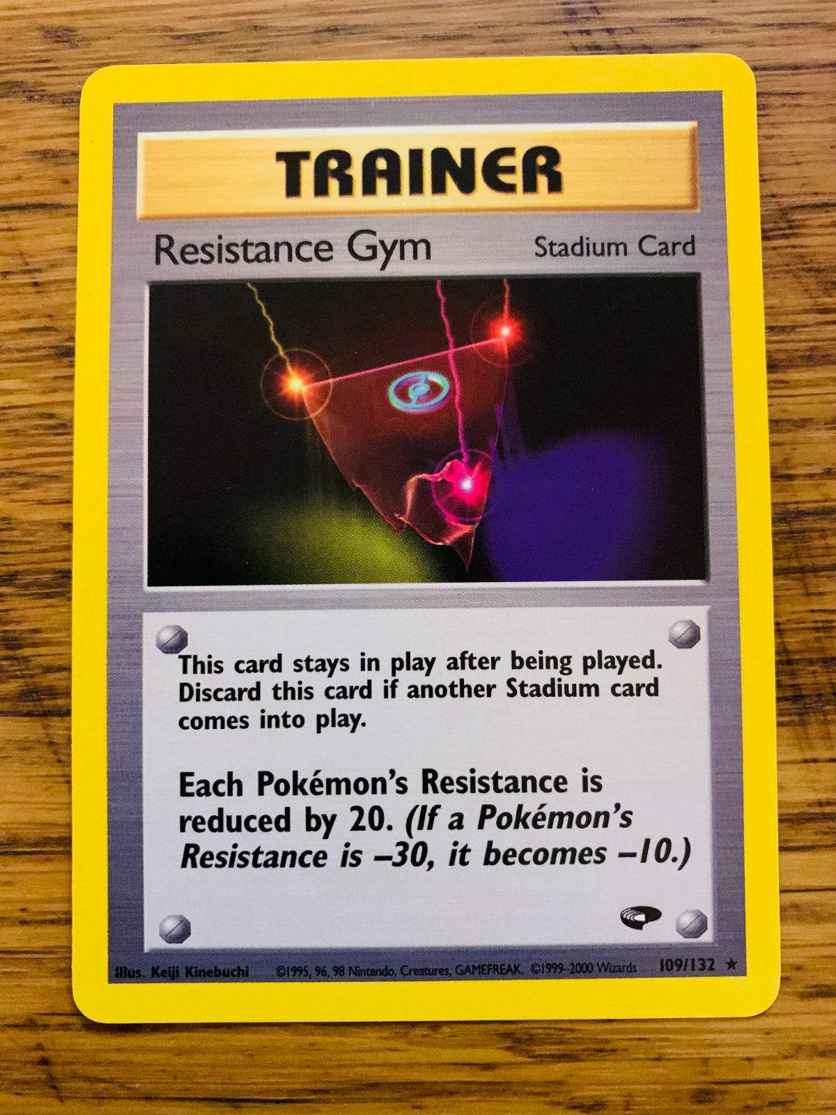 Resistance Gym (109/132) Rare Gym Challenge Set Pokemon Card FREE P&P