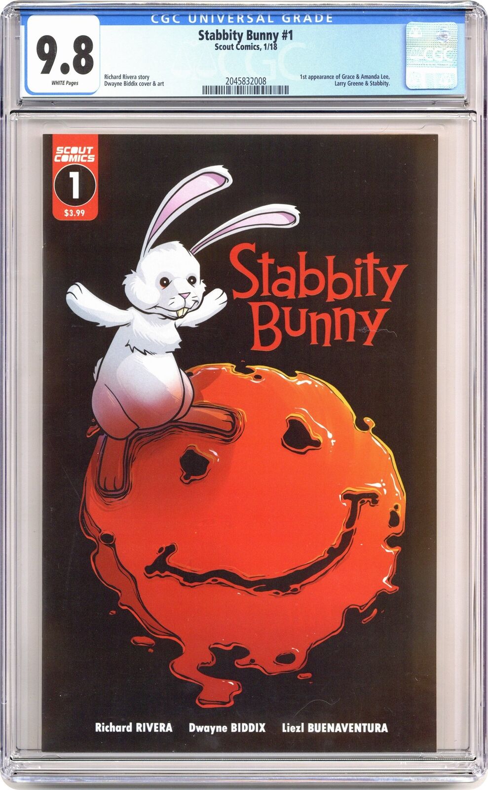 Stabbity Bunny 1A CGC 9.8 2018 2045832008