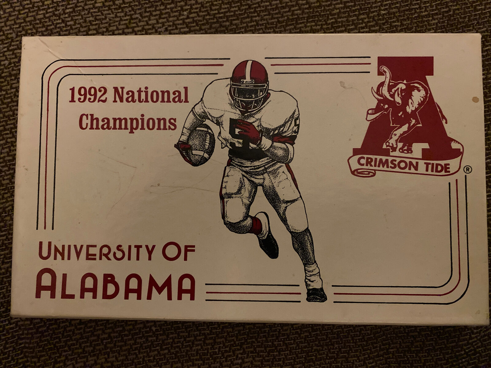 1992 National Champions & SEC Champions Alabama Cherokee Knives Set 850 of 1000