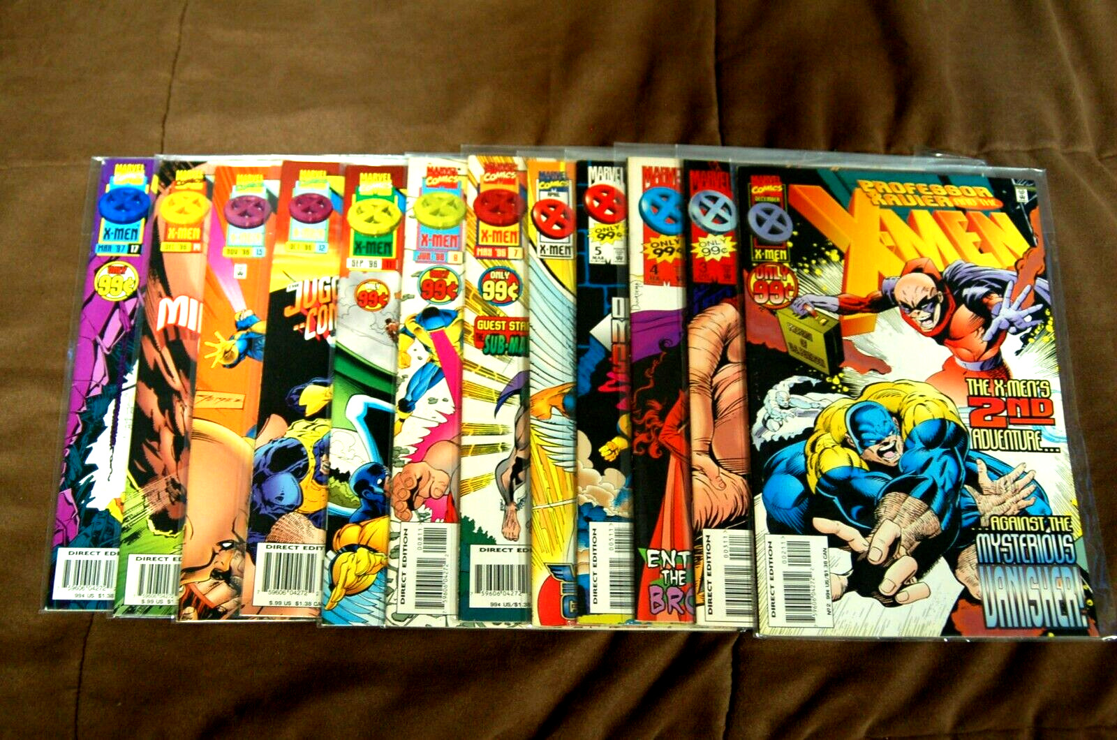 Lot of 12: Marvel Comics X-Men #2-17 Read (13A)