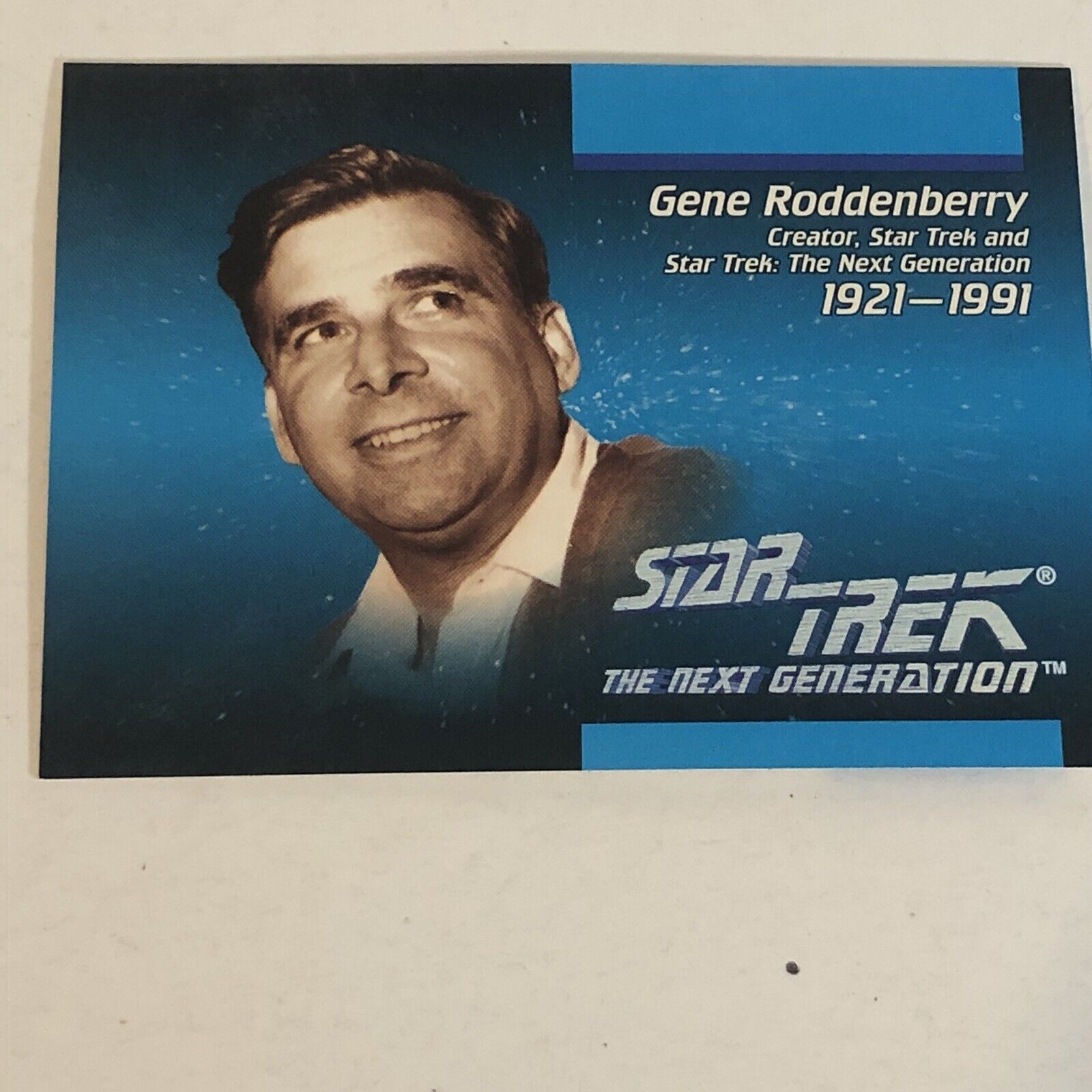 Star Trek Fifth Season Commemorative Trading Card #003 Gene Roddenberry