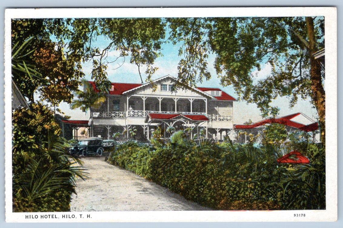 1920\'s HILO HOTEL*HONOLULU PAPER CO*HAWAIIAN TERRITORY*POSTCARD