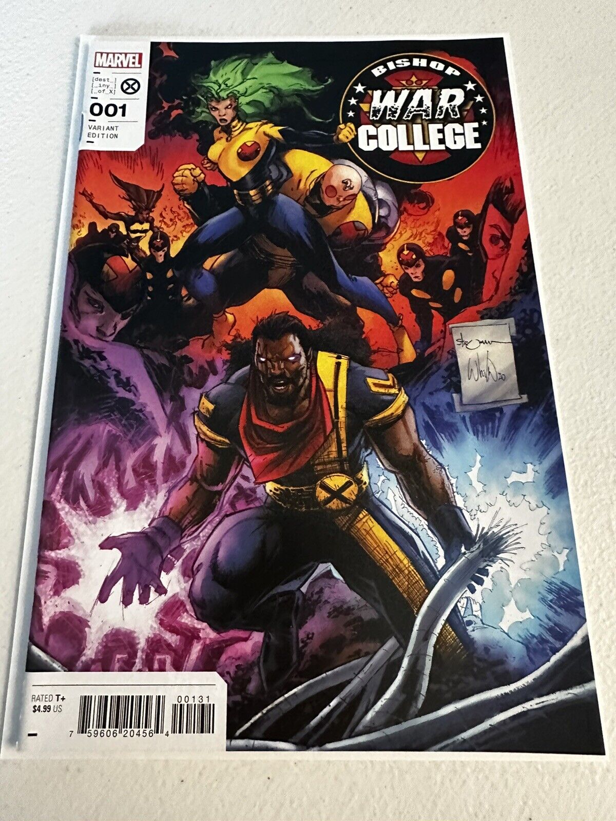 Marvel Comics X-Men BISHOP WAR COLLEGE #1 STROMAN 1:50 Hidden Gem Variant Cover