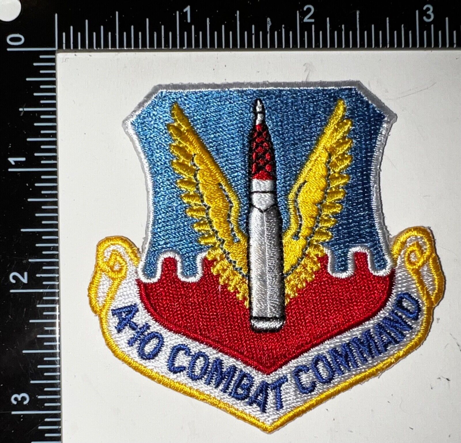 USAF Fighter Squadron A-10 Combat Command 30 MM Bullet Patch