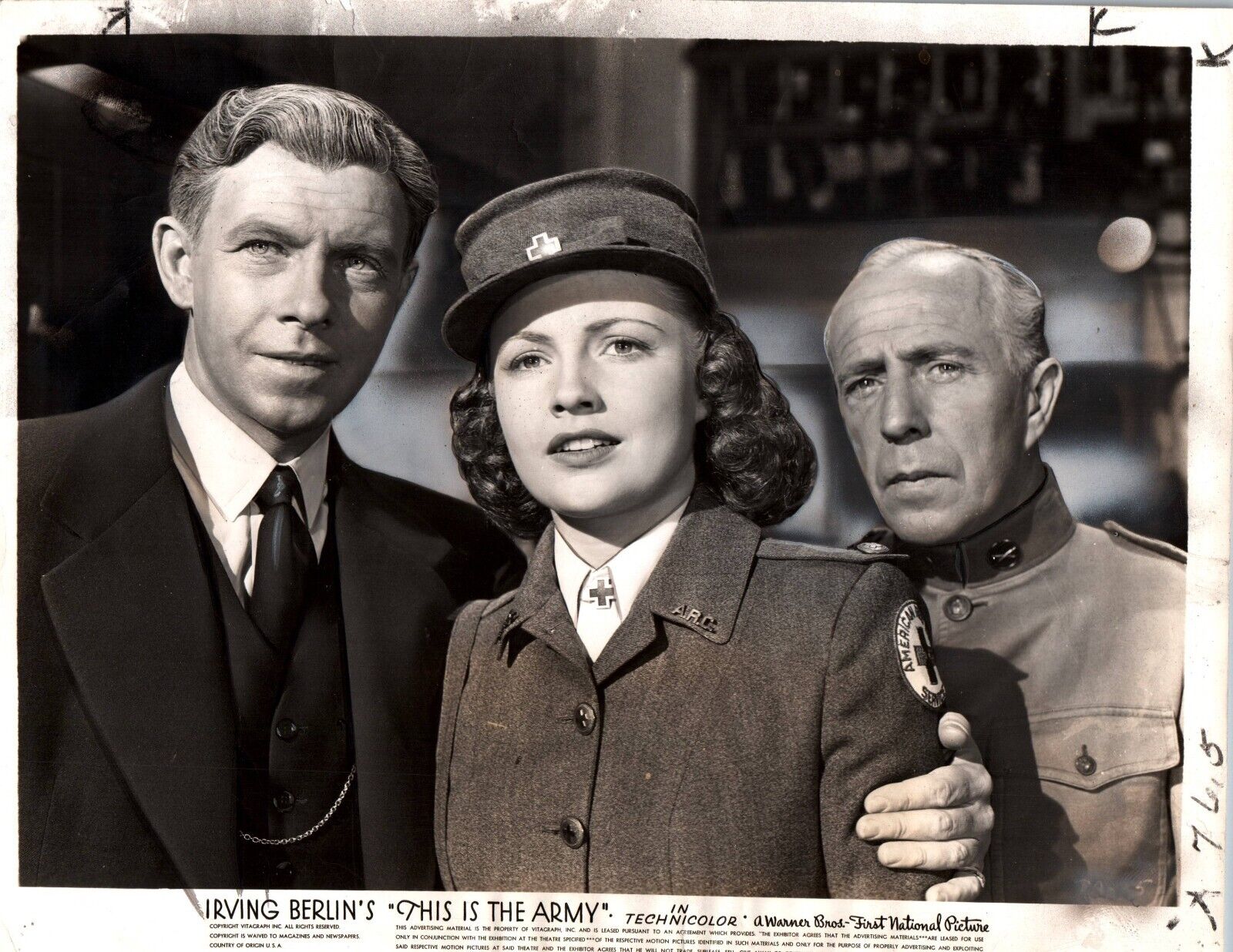 Joan Leslie + George Murphy + Charles Butterworth (1944) ❤ Vintage Photo K 359