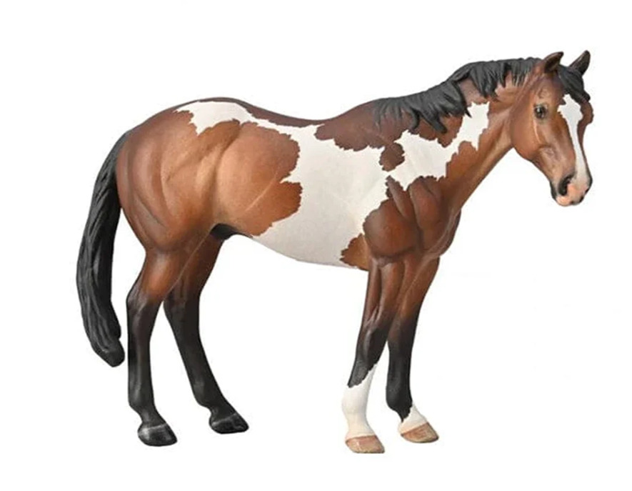 Breyer Paint Horse, Bay Overo