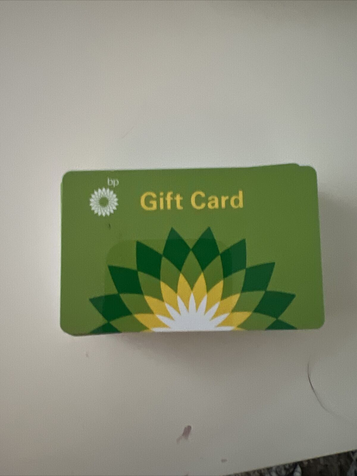BP Gas Gasoline Gift Card Collectible No Value Green Unscratched