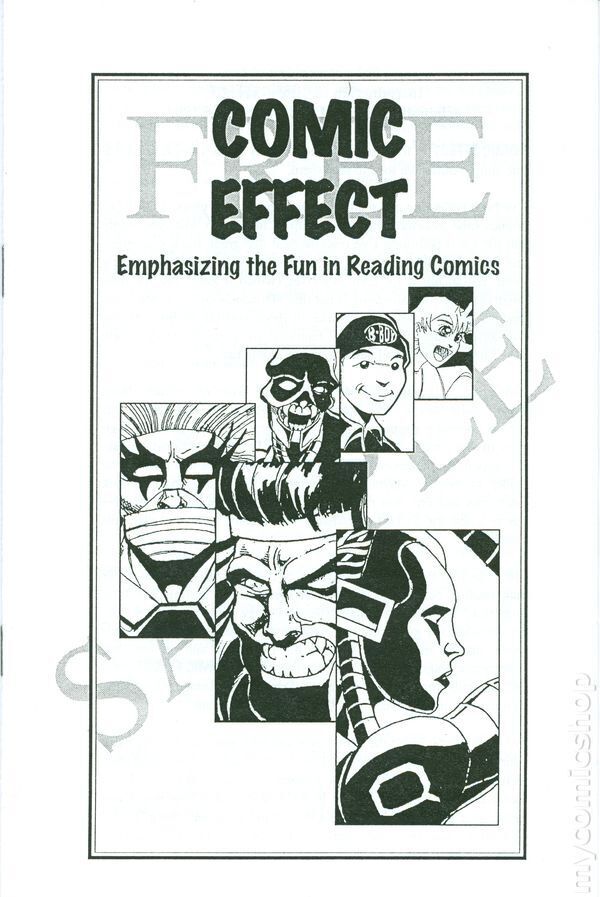 Comic Effect Sample #1 FN+ 6.5 1994 Stock Image
