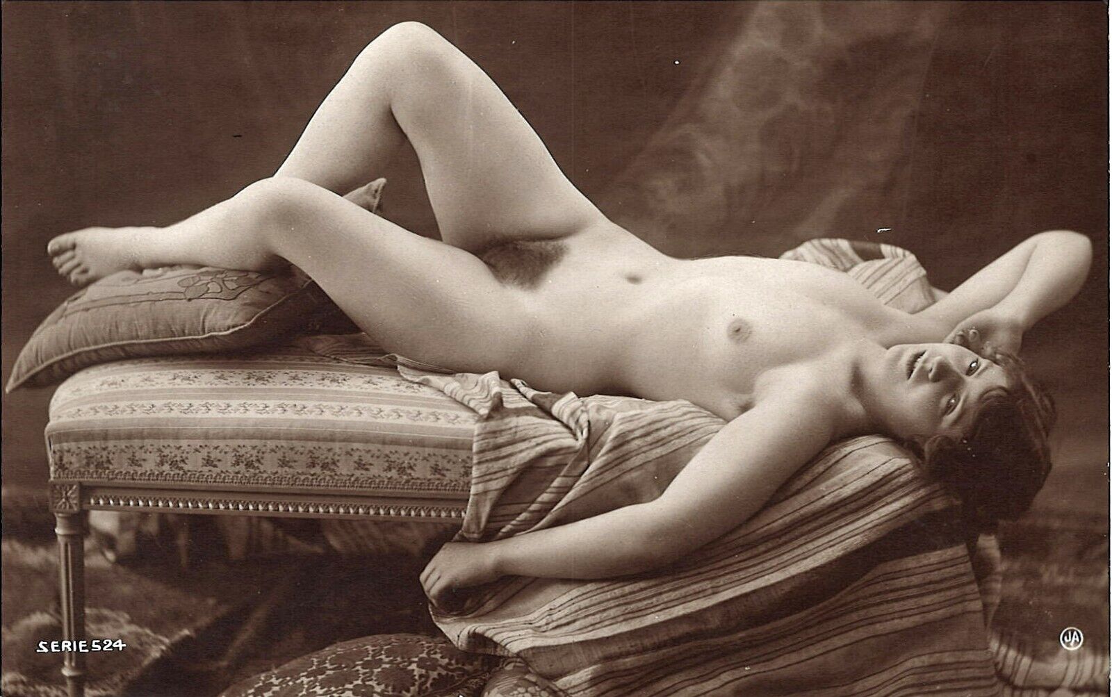 1920s french nude vintage real photo PC   J.A. Paris Series 524 (one of two)