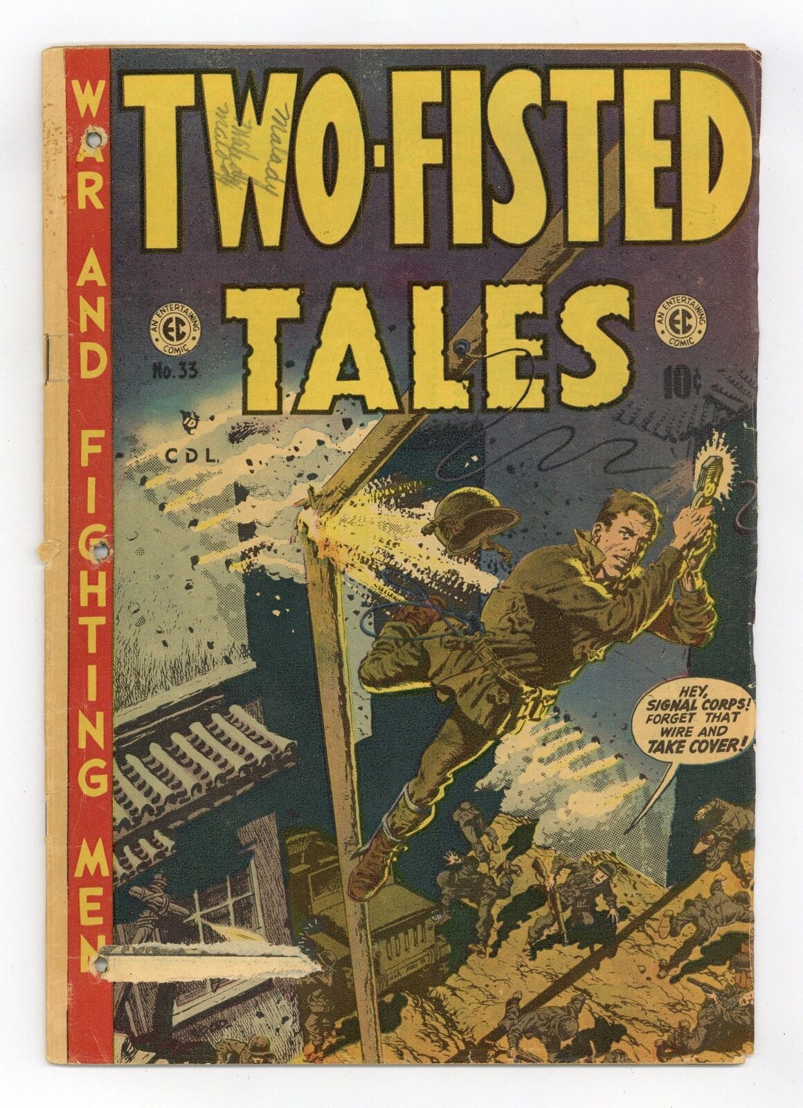 Two Fisted Tales Canadian Edition #33 FR 1.0 1953