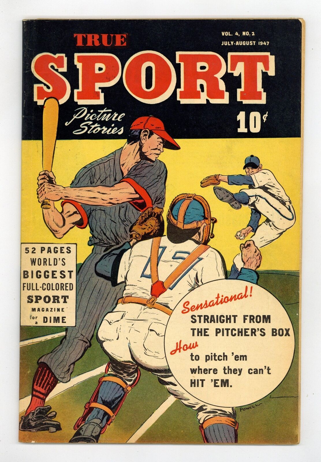 True Sport Picture Stories Vol. 4 #2 VG 4.0 1947