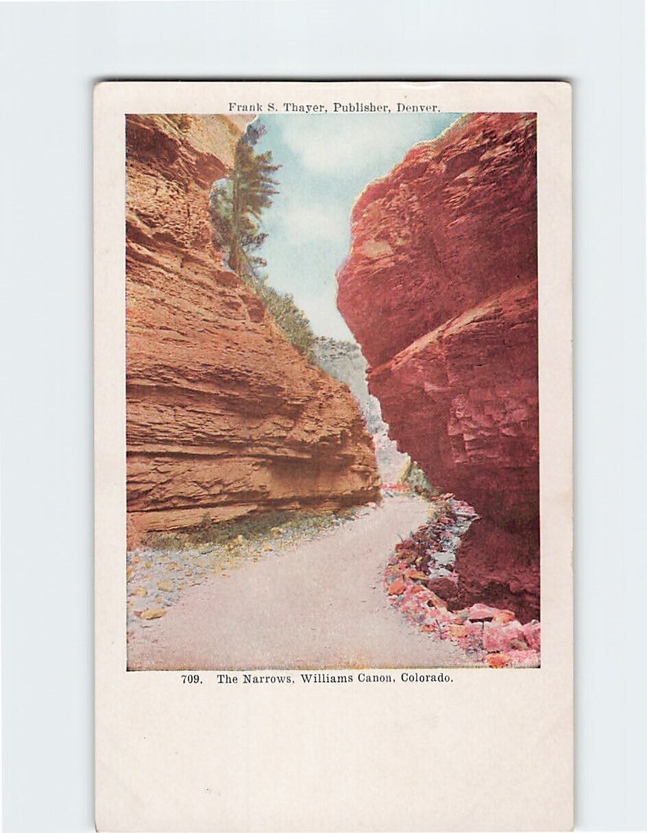 Postcard The Narrows Williams Canon Colorado USA
