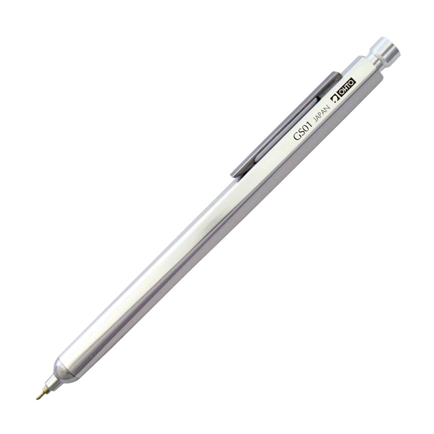 Auto GS01-S7-SV Oil-based Ballpoint Pen, GS01, Silver