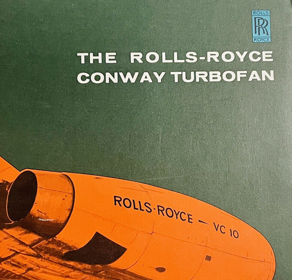 1966 Rolls-Royce Conway Turbofan Engine Military Civil England Manual Guide