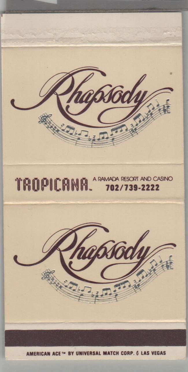 Flattened Matchbox - Music Related Rhapsody At The Tropicana Las Vegas, NV