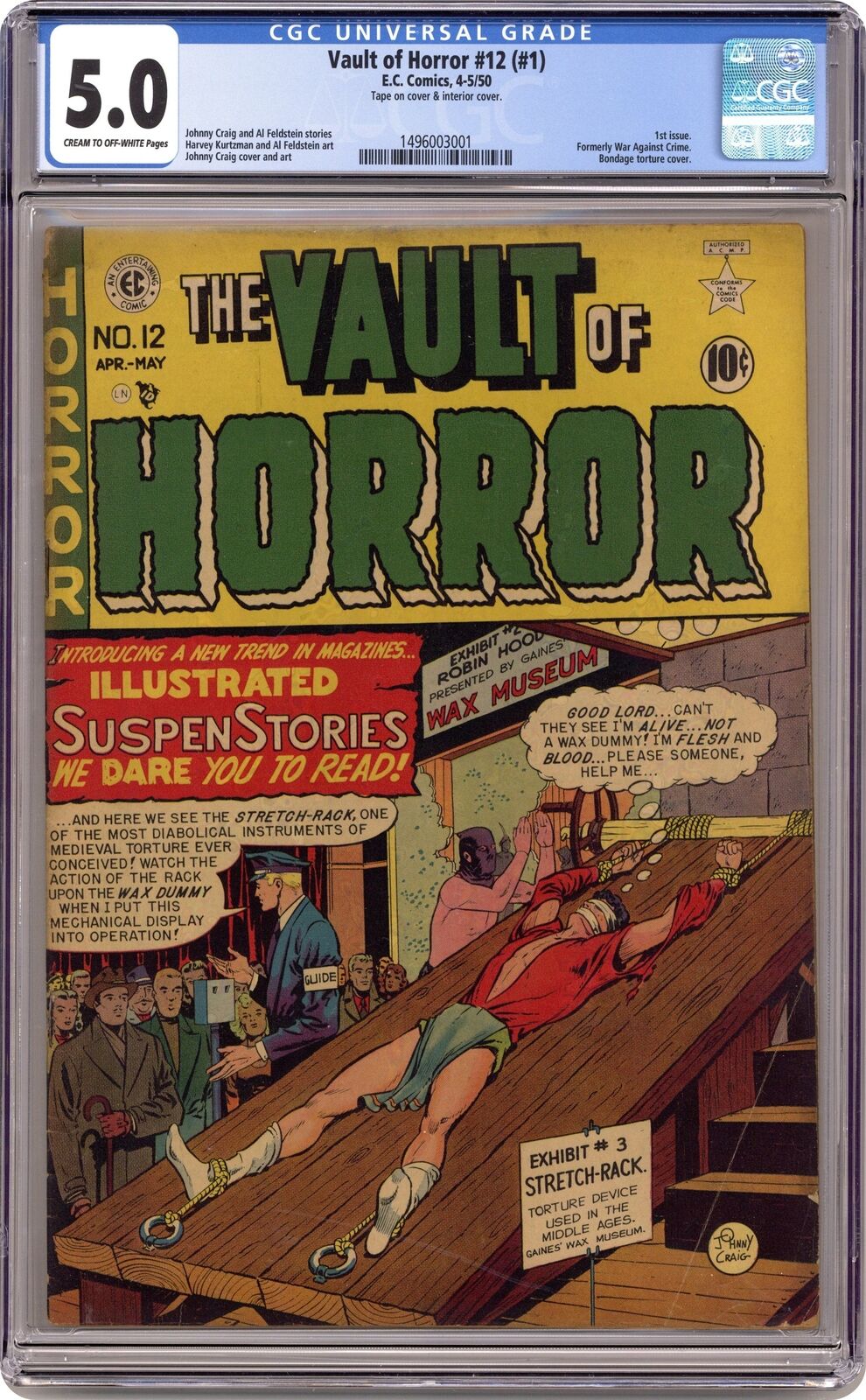Vault of Horror #12 CGC 5.0 1950 1496003001