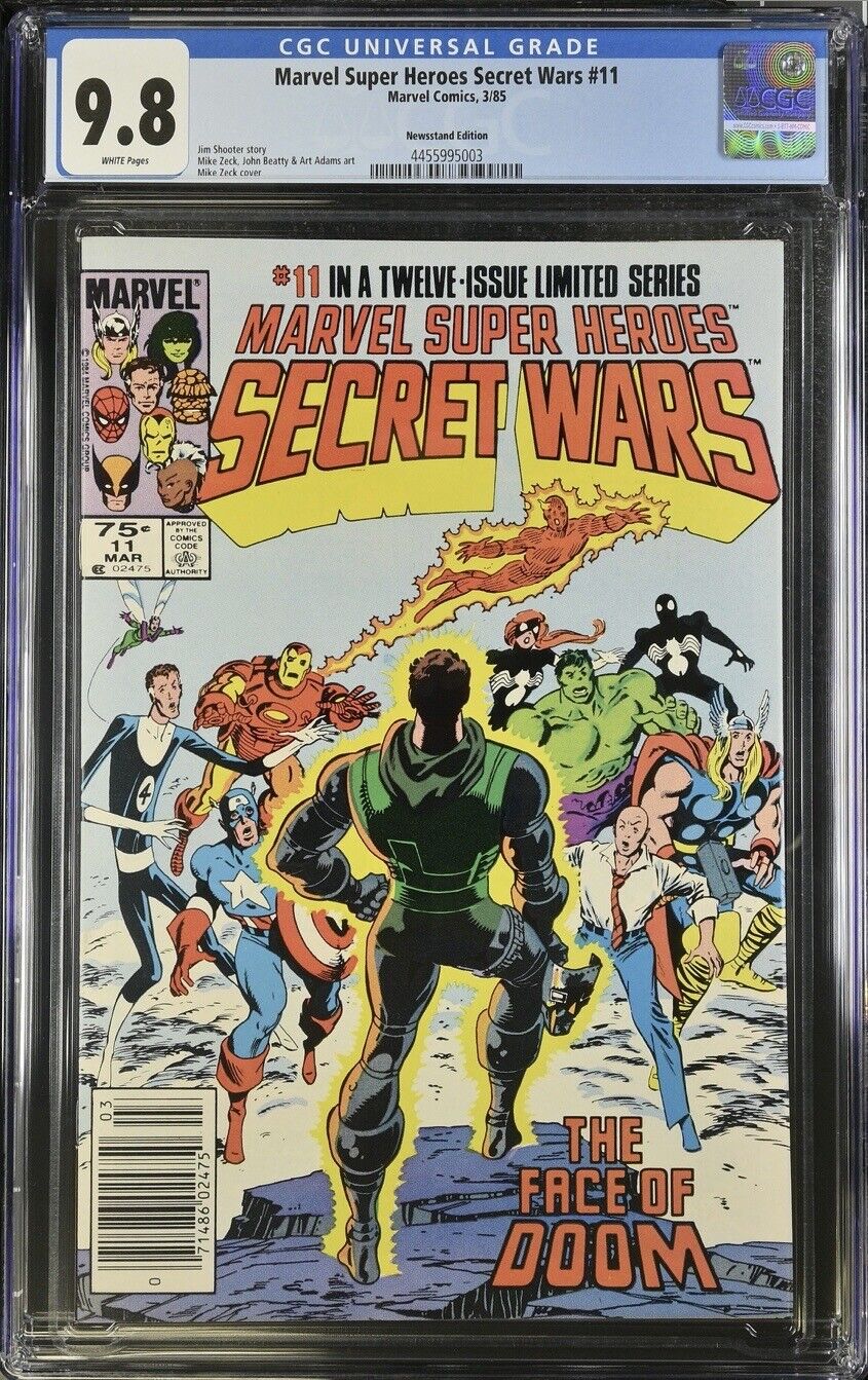 Marvel Super Heroes Secret Wars #11 ~ CGC 9.8 ~ Newsstand 1985 MCU HTF Avengers