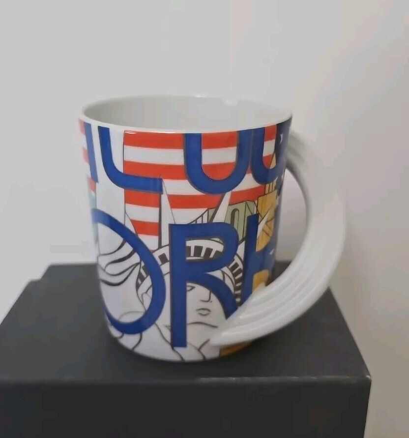 ROSENTHAL Germany Studio Linie CITY CUP Nr 9 NEW YORK Designer YANG Souvenir Mug