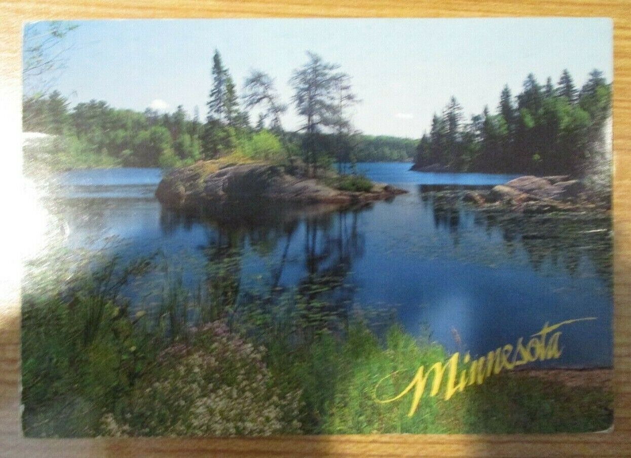 Minnesota Famous for 10,000 Lakes - Post card 