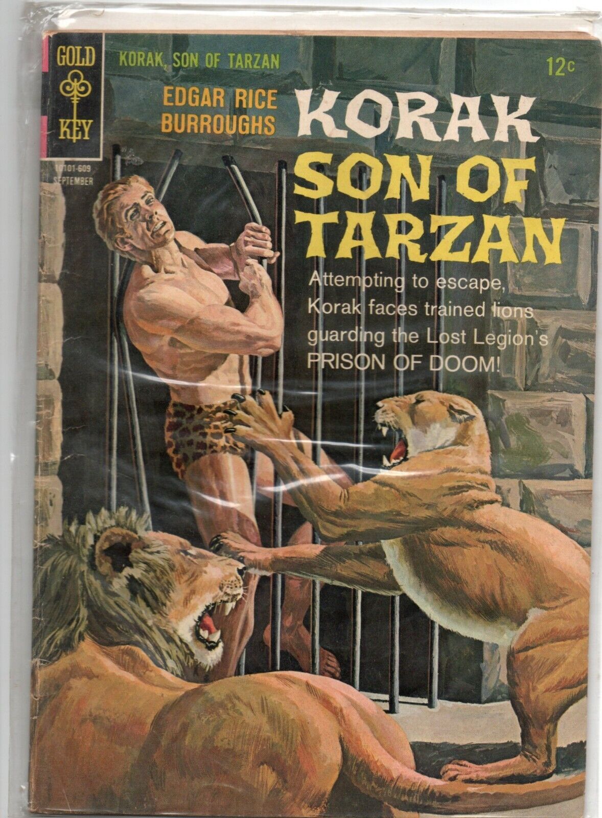 Korak Son of Tarzan #14 - Gold Key - mid grade - Silver Age