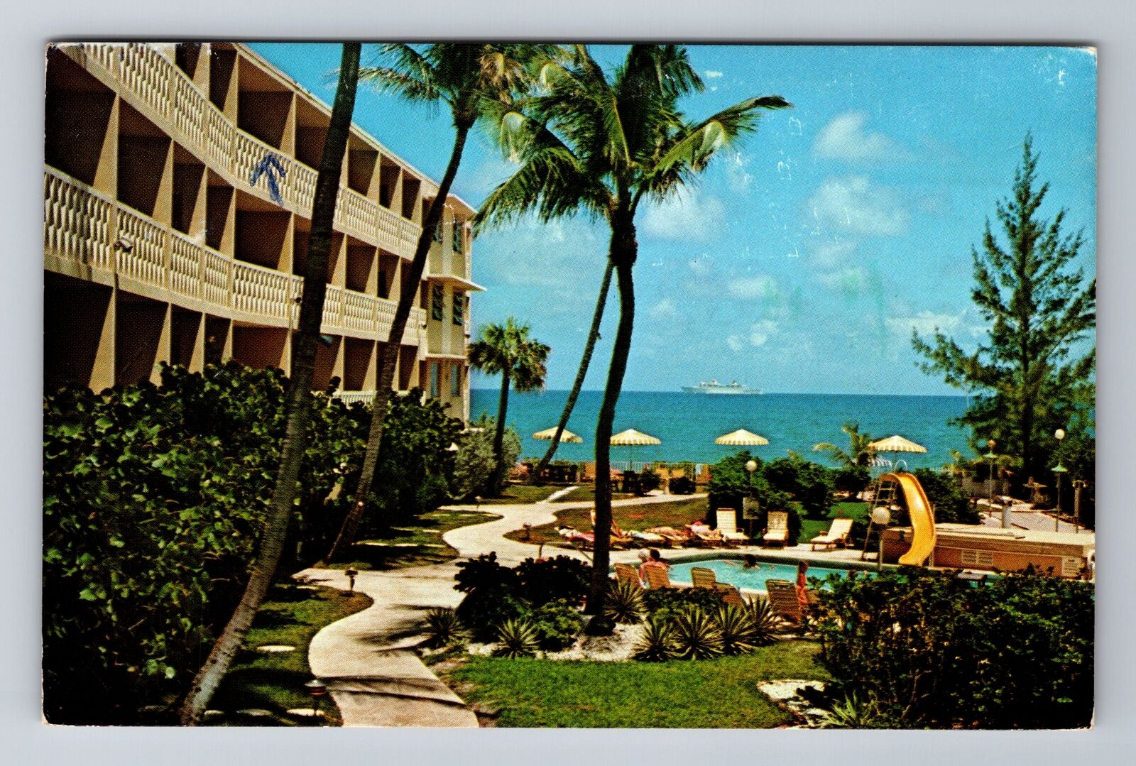 Pompano Beach FL-Florida, The Native Inn, Advertisement, Vintage c1978 Postcard