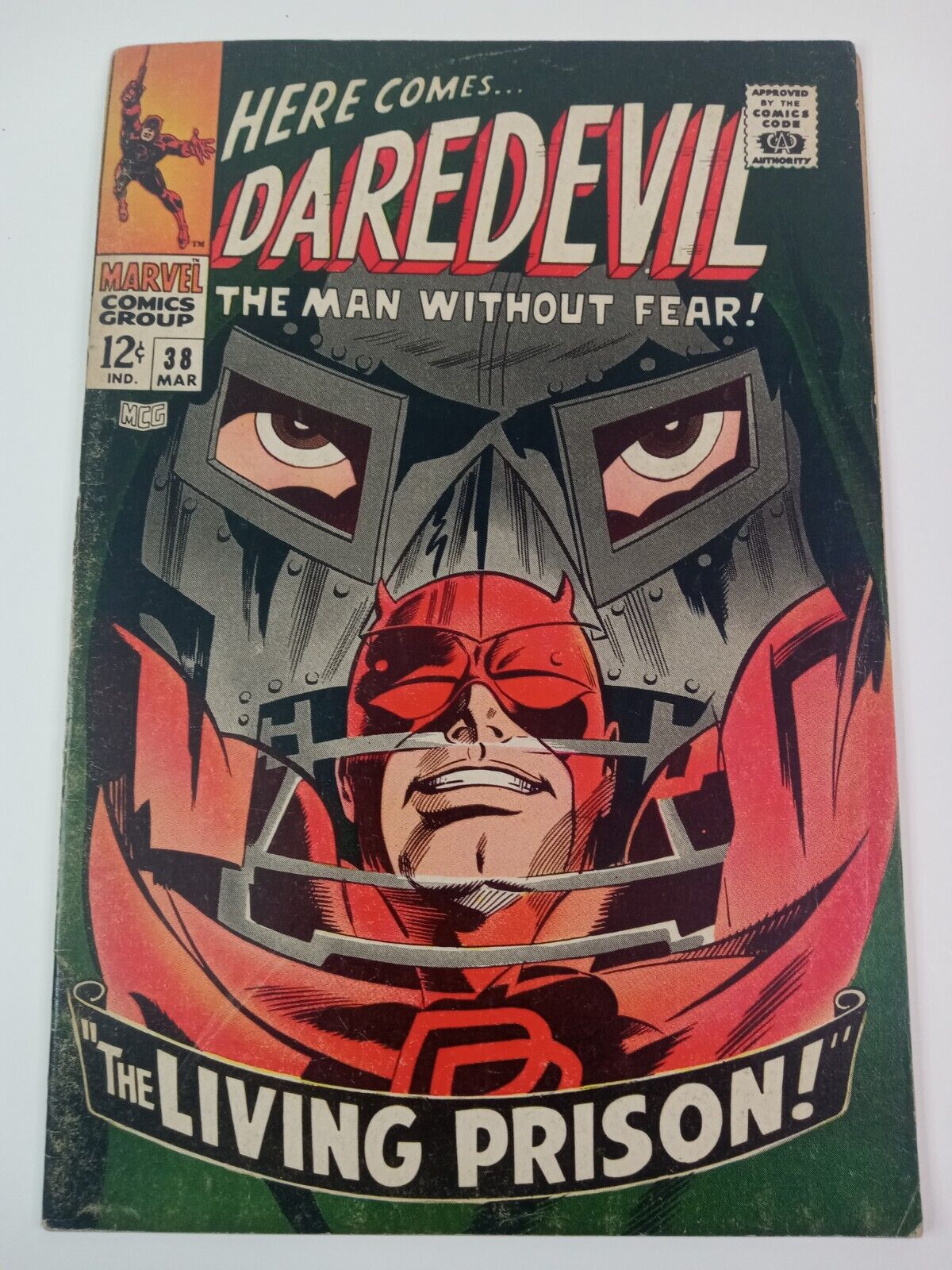 Marvel Comics- Daredevil #38 MAR 1968 Great Condition