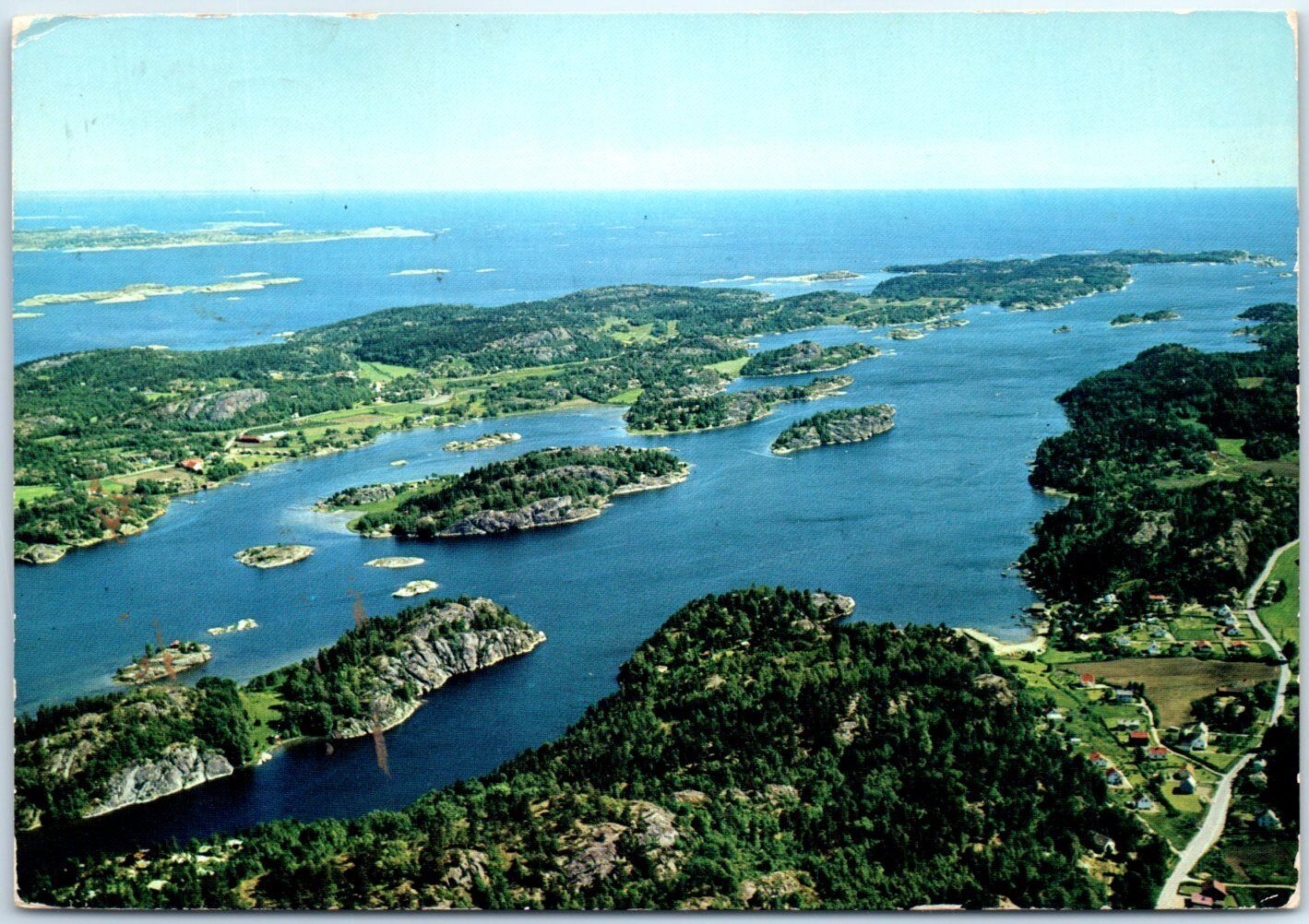 Postcard - Party from the outer Oslofjord - Norway