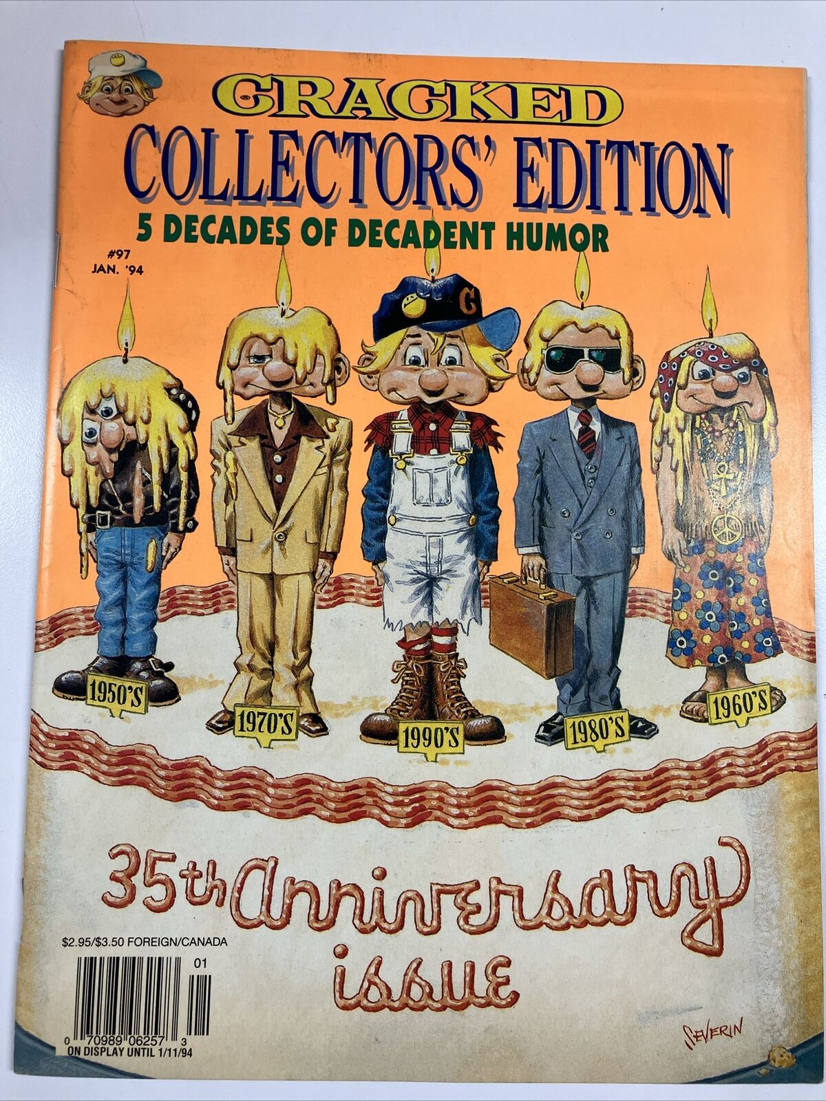 1994 Cracked Collectors Edition #97 Very Good By Major Magazine 35th Anniversary