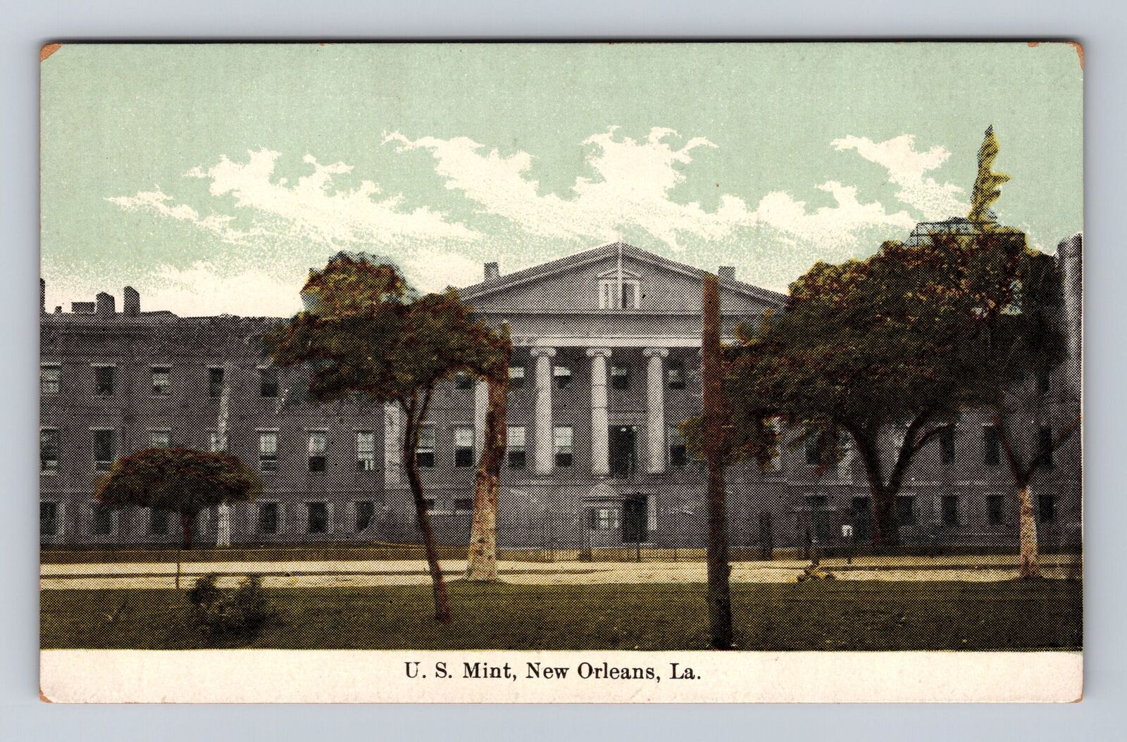 New Orleans LA-Louisiana, United States Mint, Antique Vintage Souvenir Postcard