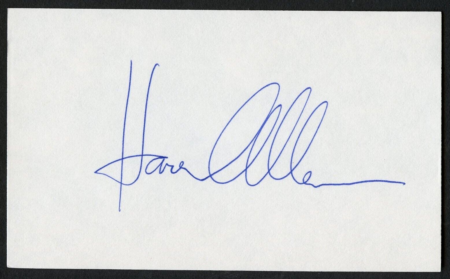 Karen Allen signed autograph 3x5 index card Actress Raiders of The Lost Ark R009