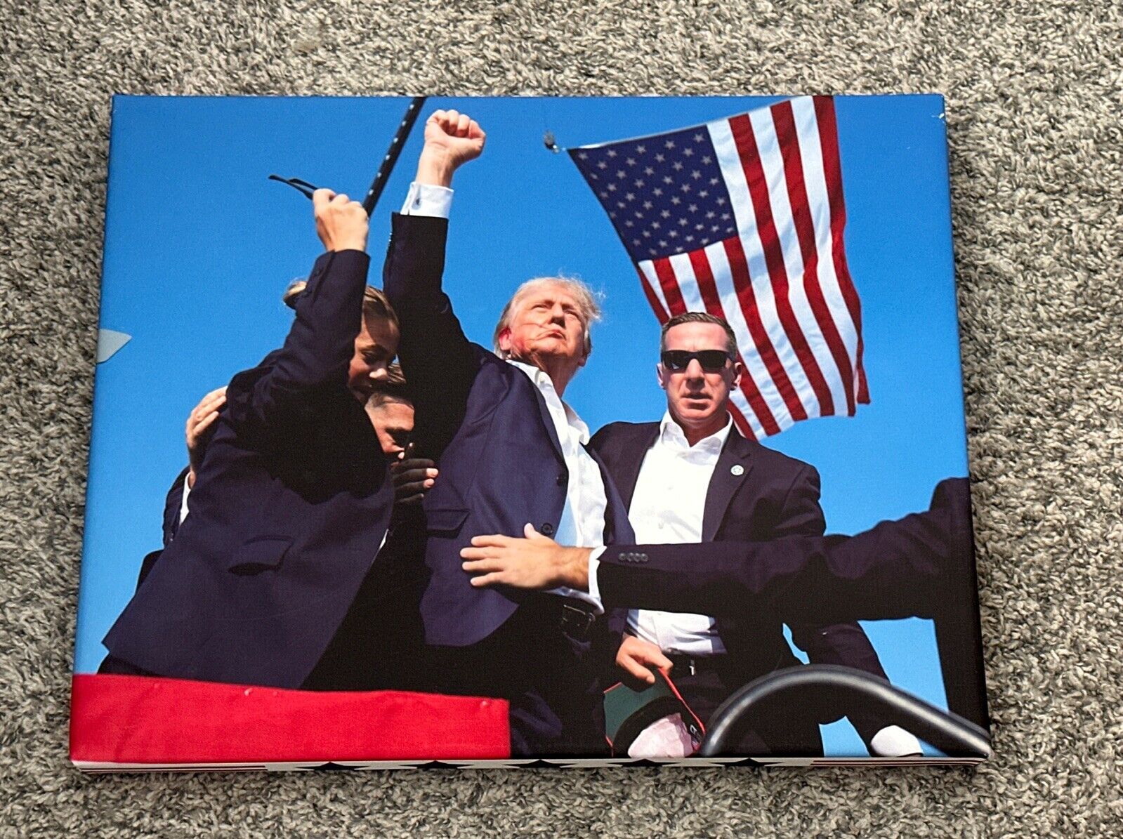 Donald Trump Fist “Assassination Attempt” July 13, 2024 16x20 CANVAS PHOTO 🇺🇸