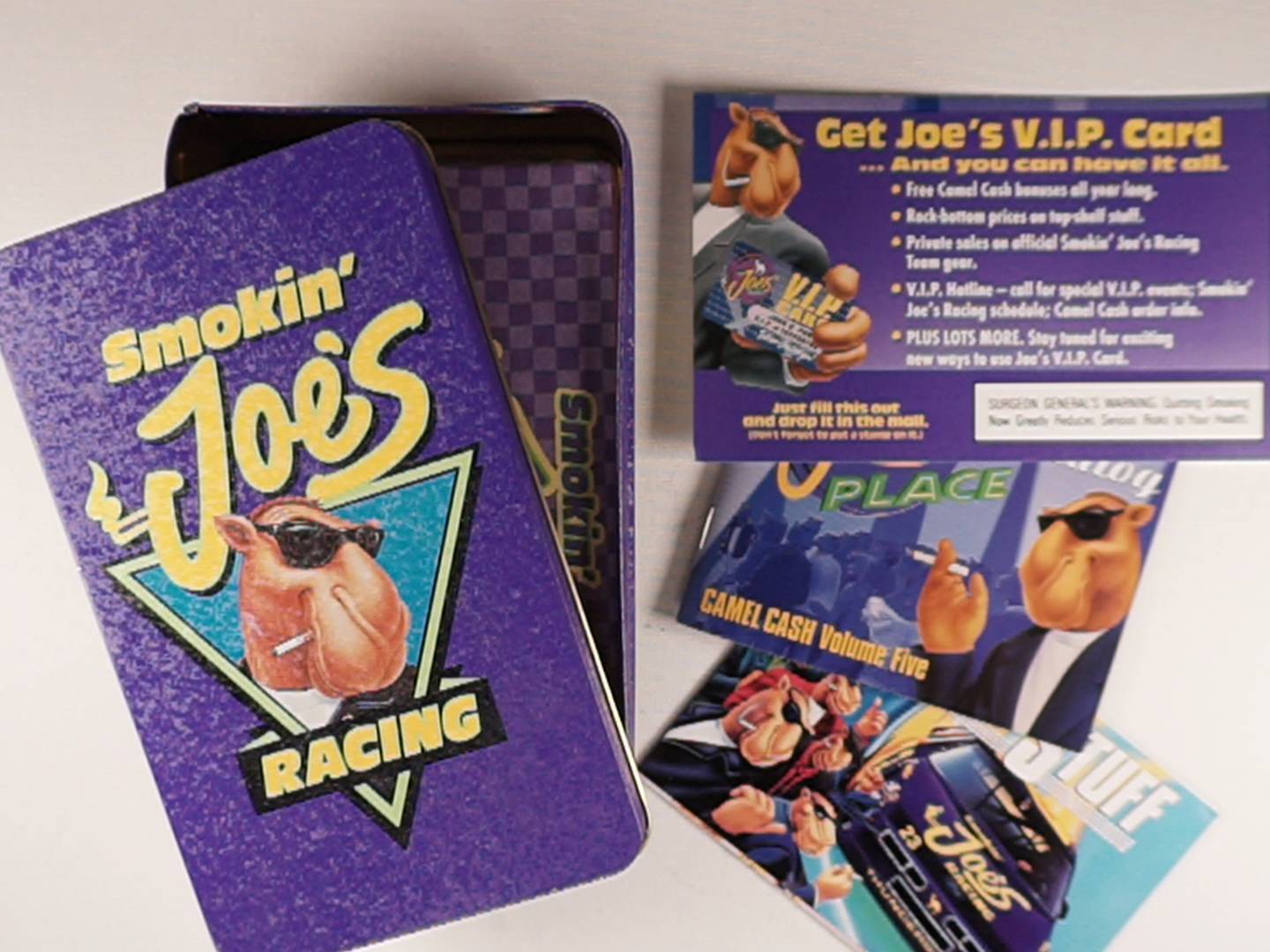 Smokin\' Joe\'s Racing Collector Tin - Catalog and 1000 Matches Unopened-ubpa
