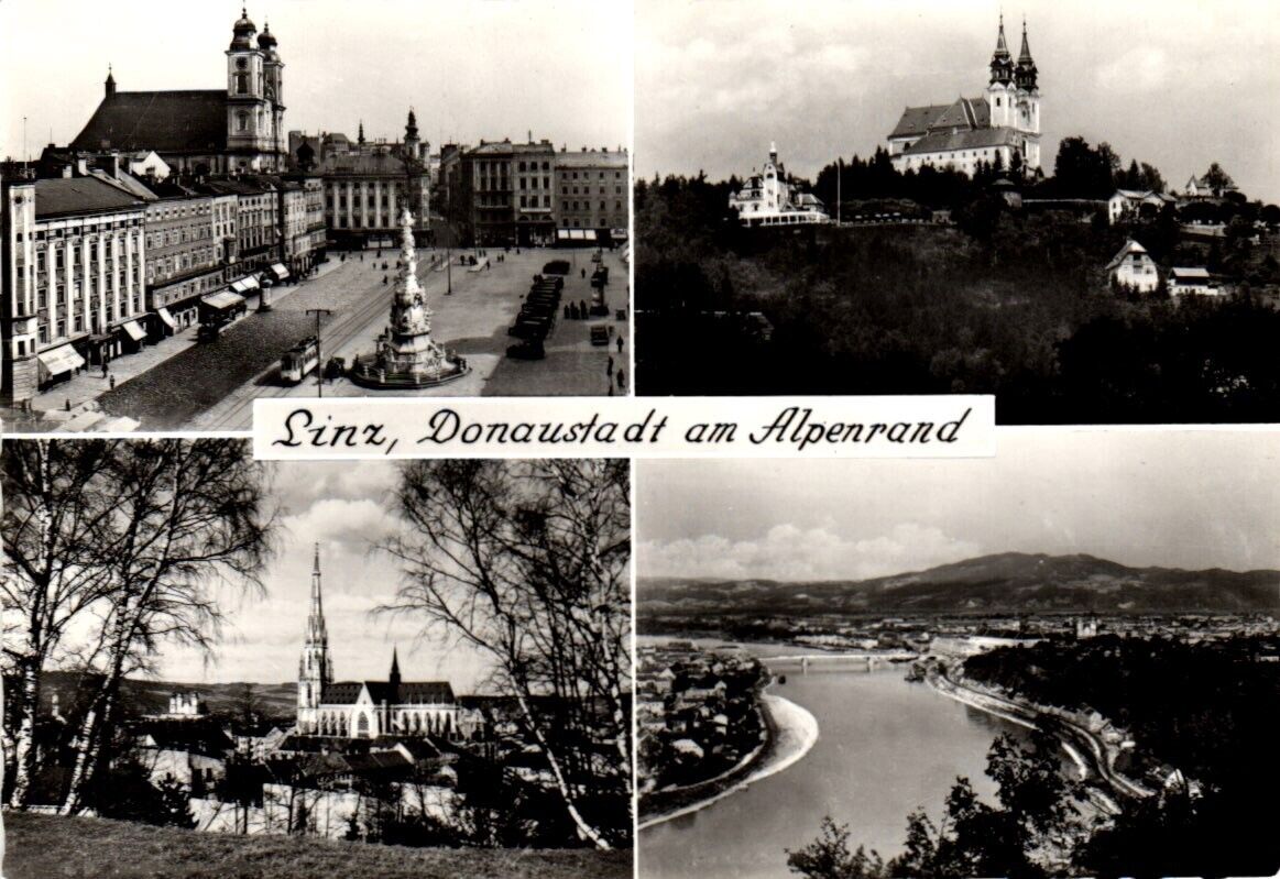 Linz Donaustadt am Alpenrand Germany Postcard