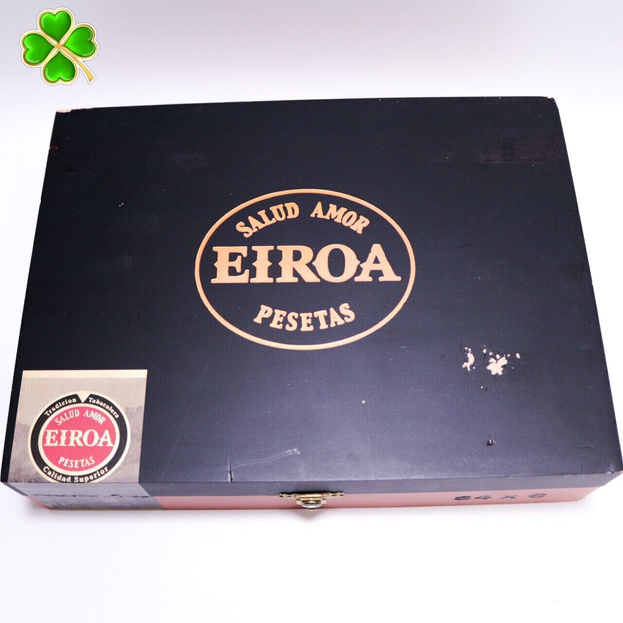 Eiroa BL 54 x 6 Empty Wood Cigar Box 9.25\