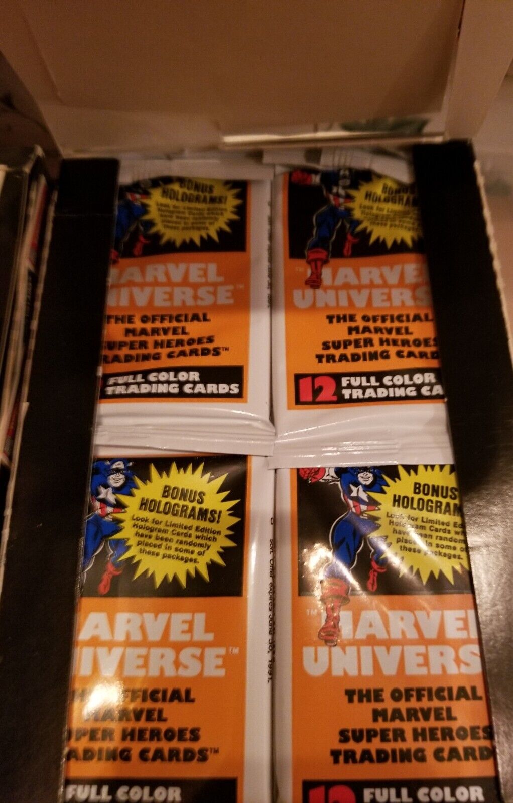 (1) Sealed Pack 1990 Marvel Universe Series 1 Impel, Classic Set