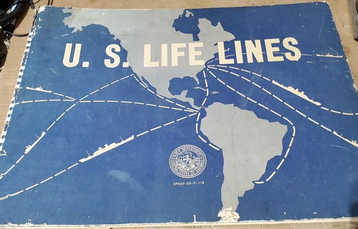 U.S. life lines, Procurements of essential materials 1946 MAPS BOOK