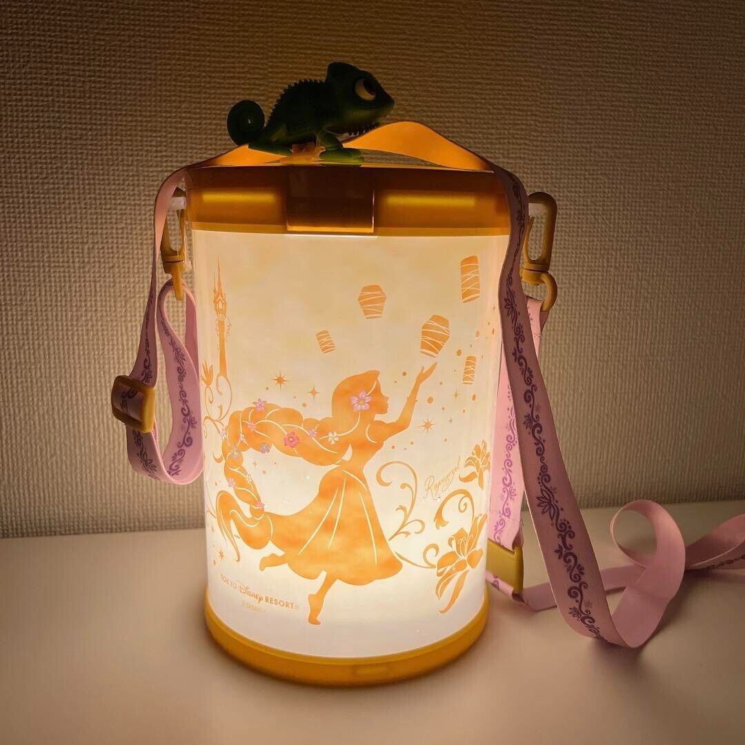 Tokyo Disney Resort Limited Tangled Rapunzel Lantern Popcorn Bucket Japan Used