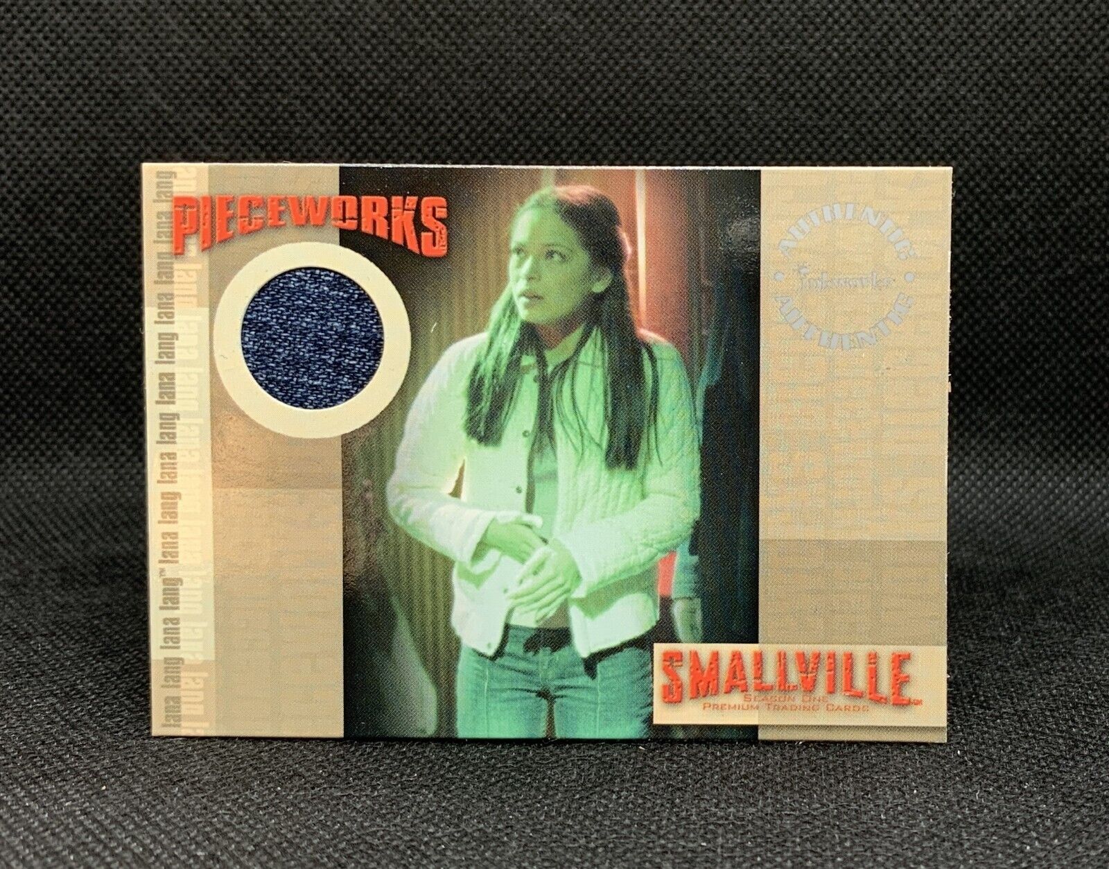 KRISTIN KREUK 2002 Smallville Season 1 PIECEWORKS Card #PW2 Jeans Piece