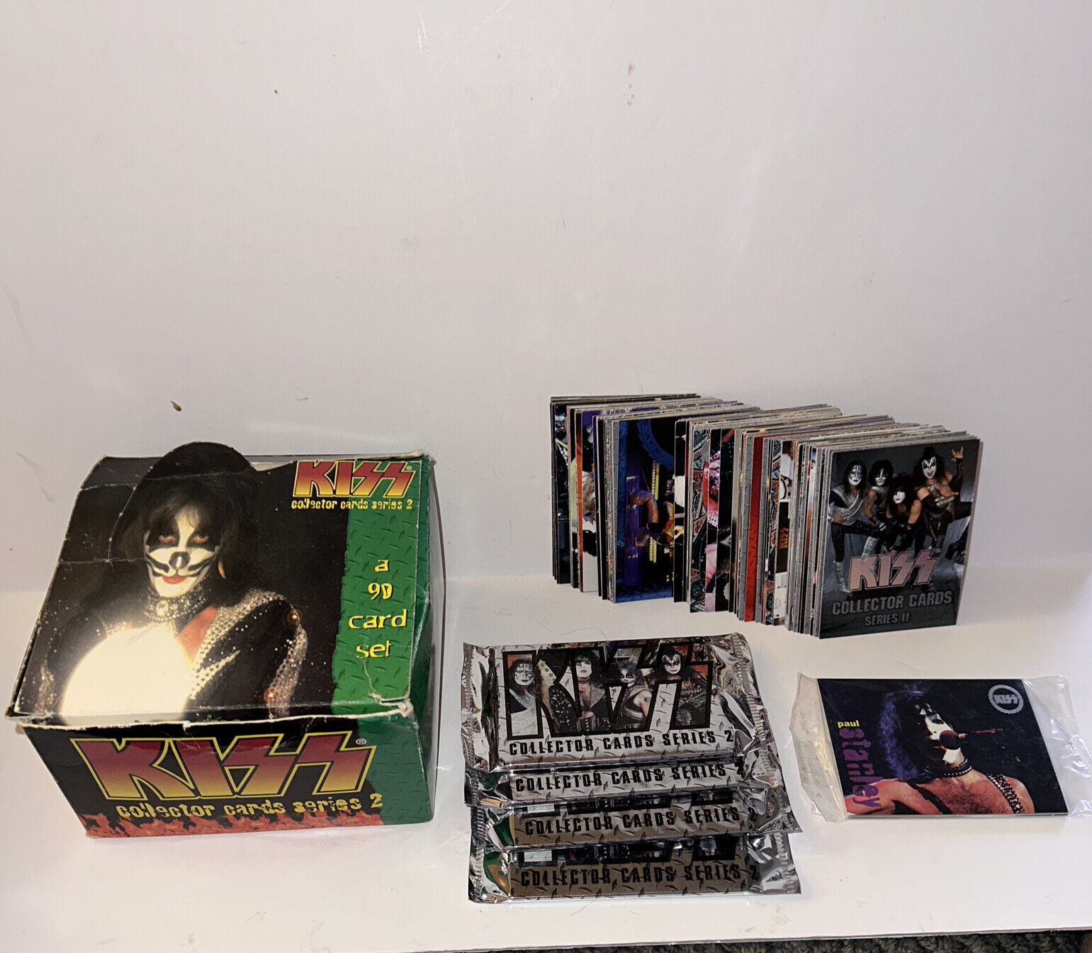 Kiss 1998 Series 2 Peter Criss Trading Card Box W/23 Unopened Packs +Bonus Cards