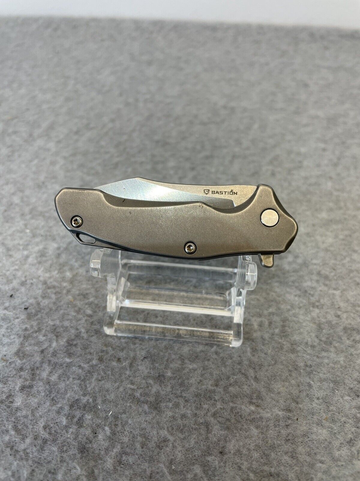 Bastion Braza Bro Frame Lock Mini Pocket  Knife D2 Blade Discontinued Knife 