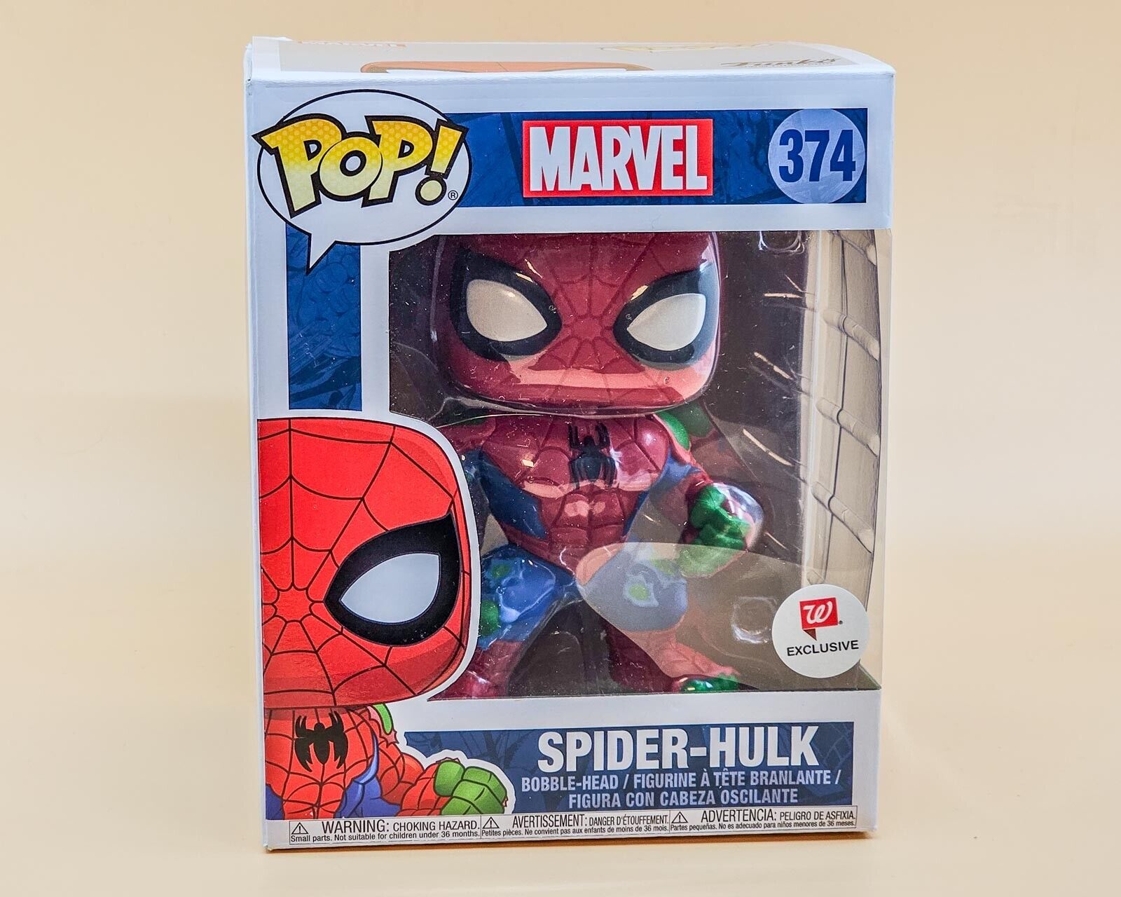 NEW Funko POP Marvel #374 SPIDER-HULK 6” Walgreens Exclusive Spider-Man