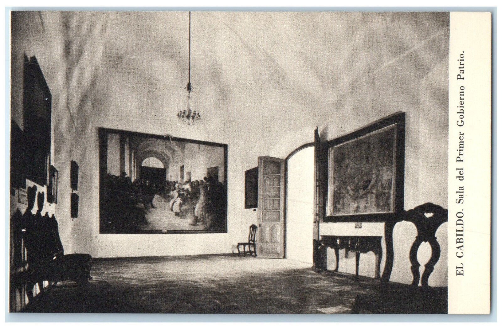 c1950\'s The Chapter House El Cabildo Argentina Painting View Postcard