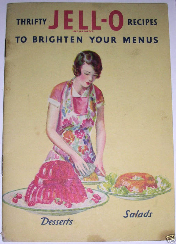 1931 JELL-O Advertising Cookbook, Color Illustrations
