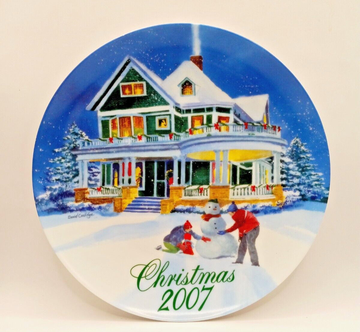 Smuckers Collector Christmas Plate 2007