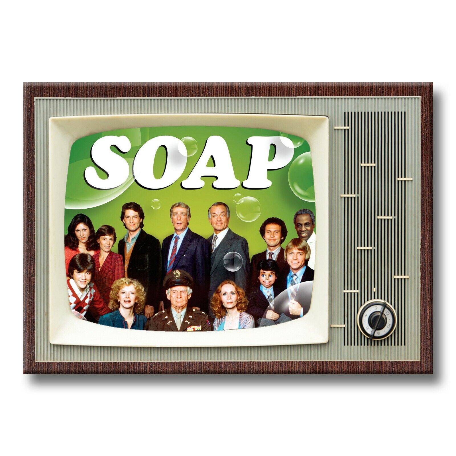 SOAP TV SHOW Classic TV 3.5 inches x 2.5 inches Steel FRIDGE MAGNET