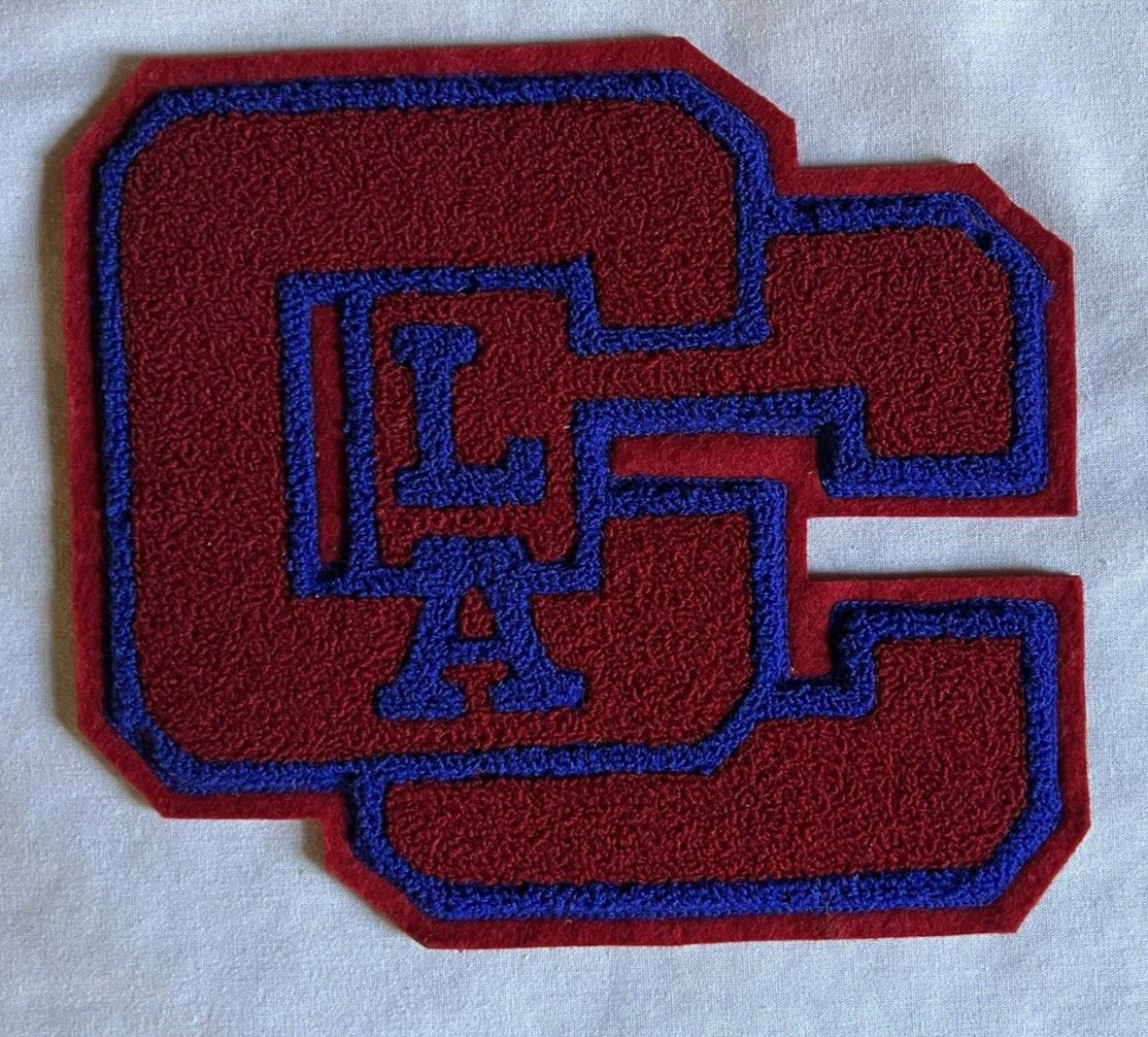 Vintage 1960's  LA City College Letterman's Jacket Patch (Pacific Athletic Co.)